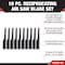 Performance Tool 10 pc. Reciprocating Air Saw Blade Set, Bi-Metal, Universal Fit, 32 TPI M555-32 - alternate 5
