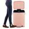 Happimess Marco Rectangular 10.6-Gallon Double Bucket Trash Can with Soft-Close Lid, Flamingo Pink HPM1005G - alternate 6