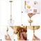 Jonathan Y Watts 10.5" 1-Light Mid-Century Modern Iron/Glass LED Pendant, Chrome/Clear JYL6400A - alternate 9