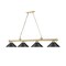 Z-Lite Cordon Heritage Brass 4 Light Billiard 2306-4HBR-MB15 - alternate 5