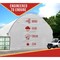 Mytee Products 33ft Wide Back Endwall for Shipping Container Building Shelter - No Access Door CSB-WALL33 - alternate 7