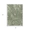 Homeroots 3' X 5' Artichoke Green And Ivory Geometric Washable Indoor Outdoor Area Rug 631359 - alternate 8