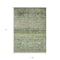 Homeroots 9' X 12' Artichoke Green Blue And Black Floral Washable Indoor Outdoor Area Rug 606174 - alternate 7