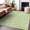 Homeroots 3' X 5' Artichoke Green And Ivory Geometric Washable Indoor Outdoor Area Rug 595043 - alternate 7