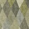 Homeroots 8' X 10' Olive Green Gray And Ivory Argyle Washable Indoor Outdoor Area Rug 613714 - alternate 8