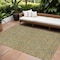 Homeroots 10' X 14' Orange Blue And Green Floral Washable Indoor Outdoor Area Rug 604630 - alternate 1