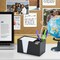Acrimet Desktop Organizer Pencil, Pen, Paper, Clip, Caddy Holder (Plastic) (Paper Included) (Black Color) 954.4 - alternate 7