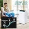 Serenelife 14000 BTU Ultra Quiet Portable Inverter Air Conditioner, Smart Cooling & Heating with WiFi, Energy SLINV10CHPD - alternate 5