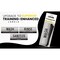 Fuel Stickers Wash Rinse Sanitize Sink Labels, Brushed, 3 Compartment Sink Stickers, 6in x 2in, 1 Set, PR WRS-BRUSHED-1 - alternate 6