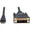 Tripp Lite Mini HDMI to DVI Cable, DVI-D M/M, 6ft P566-006-MINI - alternate 1