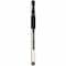 Universal Comfort Grip Stick Gel Pen, Med 0.7mm, Black Ink, Clear Barrel, 60PK UNV39513 - alternate 2