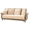 Homeroots 95" Beige Chenille Convertible Futon Sleeper Sofa And Toss Pillows With Storage 607080 - alternate 7