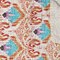 Homeroots 50" X 70" Beige And Pink Ikat Cotton Quilted Kantha Throw Blanket with Embroidery 544548 - alternate 5