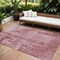 Homeroots 8' X 10' Blush And Ivory Abstract Washable Indoor Outdoor Area Rug 602692 - alternate 1