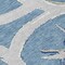 Homeroots 8' Gray Round Abstract Washable Indoor Outdoor Area Rug 599126 - alternate 7