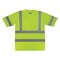 Ergodyne Hi-Vis Shirt, 4XL, Lime, Short Sleeve 22038 - alternate 1