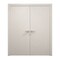 Sartodoors Interior Solid French Double Doors 72 x 80 inches, Ego 5005 Painted White Oak, Wood Interior Solid EGO5005DD-PWO-72 - alternate 1