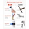 Vevor Solar Panel Cleaning Kit Water Fed Pole Kit 20 ft Brush Soap Dispenser LW4-6m(30CM)-US - alternate 6