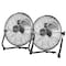 Vie Air 20 Inch Twin Pack Industrial Tilting High Velocity 3 Speed Metal Floor Fan VA-20-TWIN - alternate 8
