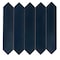 Apollo Tile Piquet 2 in. x 10 in. Matte Blue Ceramic Picket Wall and Floor Tile 5.38 sq. ft./case, 44PK APLALF88NAVY - alternate 12