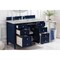 James Martin Vanities Brittany 48'' S Vanity, Victory Blue w/ Victorian Sil Silestone Top w/FreePower Wireless Charger 650-V48-VBL-FVSL - alternate 6