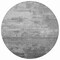Homeroots 8' Gray And Silver Round Striped Washable Indoor Outdoor Area Rug 610891 - alternate 5