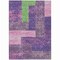 Homeroots 3' X 5' Purple Green And Pink Geometric Washable Indoor Outdoor Area Rug 612442 - alternate 7