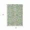 Homeroots 10' X 14' Sage And Gold Medallion Washable Indoor Outdoor Area Rug 616579 - alternate 8