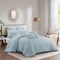 Homeroots Blue King Polyester 220 Thread Count Washable Duvet Cover Set 529040 - alternate 7