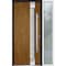 Vdomdoors Steel Door Deux 1713 Natural Oak Sidelight Exterior White Window Stainless Inserts Single Modern Pa DEUX1713EXD-OAKW-W36+14 x H80-Left-hand Inswing - alternate 5