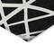 Homeroots 9' X 12' Black And Ivory Geometric Washable Indoor Outdoor Area Rug 600424 - alternate 5