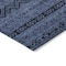 Homeroots 9' X 12' Navy Blue And Black Southwestern Washable Indoor Outdoor Area Rug 587552 - alternate 7