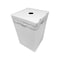 Alp Waste & Recycling Lids, Blank White, Corrugated Cardboard, 28 W/Dia, 10 PK ALP-C-42G-10PK-L-Standard - alternate 2