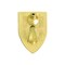Ook Shield Hanger, 20 lb, Steel, Brass, Gold, 3PK 55003 - alternate 1