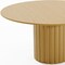 Homeroots 60" Brown Solid Wood Pedestal Base Round Top Dining Table 720991 - alternate 2