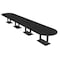 Skutchi Designs Racetrack Conference Table With Power Unit, 48 in W, 264 in L, Black HAR-RAC-48X264-DOU.BK-U999ST19-NA - alternate 1