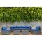 Deko Living Outdoor Sectional Wicker Sofa, Chairs and Table, 8 Pieces, Gray w/Blue and Gray Cushion Covers COP30111 - alternate 8