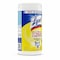 Lysol Disinfecting Wipes, 7.25" W x 7" L Tub, Lemon; Lime Blossom, White, 80 PK RAC77182 - alternate 2