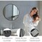 Simple Deluxe Black 24 Inch Circle Mirror, Wall Mounted Mirror, Circle Mirror Metal Frame, Round Mirrors for Wall 3A88MIROY24BLK01 - alternate 6