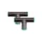 Raindrip Tubing Tee, 1/2 in Connection, Compression, ABS, Green R305CT - alternate 4