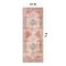 World Rug Gallery Vintage Bohemian Machine Washable Non Slip Runner Rug 2 ft 6 in x 7 ft Multi 6024MULTI2X7 - alternate 9