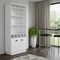 Homeroots 29in White Wood Bar Cabinet With Two Doors 552295 - alternate 5
