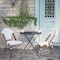 Flash Furniture White/Gray PE Rattan Stacking Paris Chair, 2PK 2-SDA-AD642001-F-WHGY-NAT-GG - alternate 10