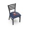 Holland Bar Stool Co BlackLogo Chair, VinylSeat L00418Vrgnia - alternate 3