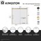 Kingston Brass 60" W x 60" H Left Handed Tub Door, Matte Black SSD60608SL0 - alternate 3