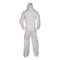Kleenguard A35 Liquid and Particle Protection Coveralls, Zipper Front, Hooded, Elastic, 3X-Large, White, 25PK KCC38942 - alternate 4