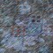 Homeroots 8' Teal Blue And Charcoal Round Floral Washable Indoor Outdoor Area Rug 604164 - alternate 6