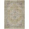 Homeroots 9' X 12' Wheat Terra Cotta And Black Oriental Washable Indoor Outdoor Area Rug 603801 - alternate 7