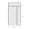 Vdomdoors Steel Door Dekton 0118 Natural Noir Side and Top Exterior Window Sidelite Entry Door Painted W36+12 DEKTON0118EXD-NOR-W36+12xH80+16-LH-I - alternate 5