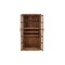 Homeroots 42in Brown Solid Wood And Glass Bar Cabinet With Four Shelves 489036 - alternate 5